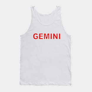 gemini zodiac sign Tank Top